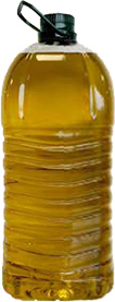 Botella de aceite 5L PET Cuadrada